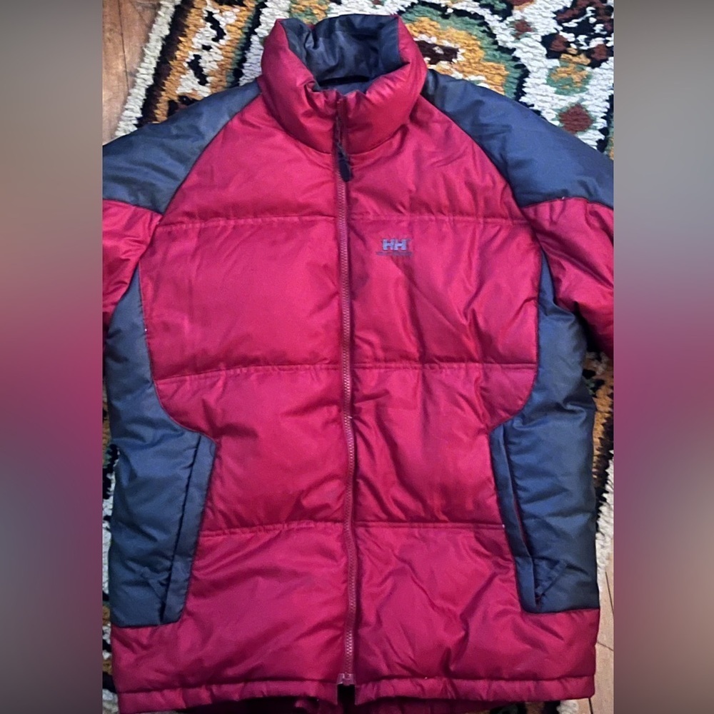 Helly Hansen Red/Grey Puffer Coat- VGUC-Sx Lg - WARM! 🍂❄️ - Picture 14 of 16